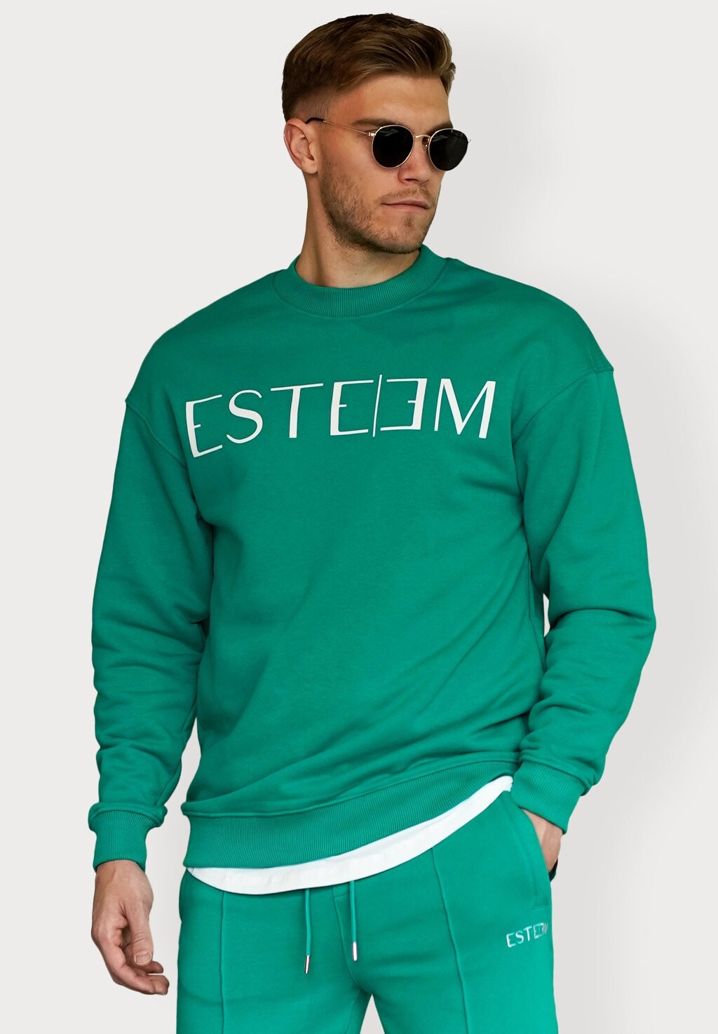

Толстовка LETTERING ESTEEM, цвет green