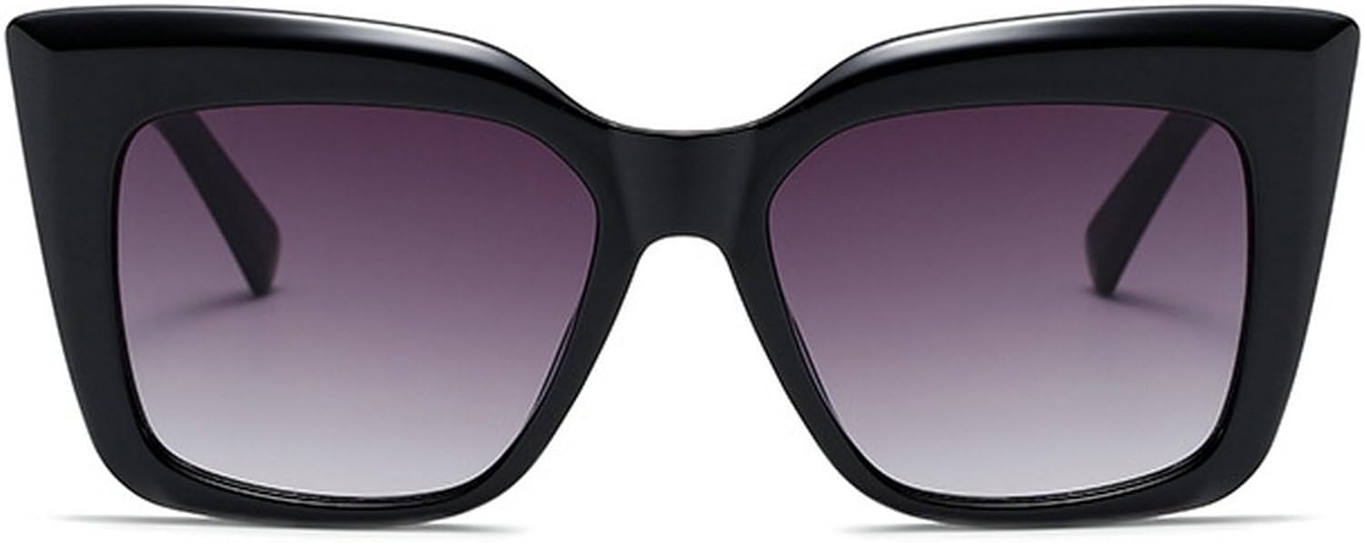 

Квадратные солнцезащитные очки «кошачий глаз» большого размера, модные женские очки, трендовые мужские солнцезащитные очки с градиентным покрытием, очки с защитой от УФ-излучения UV400, защитные очки mincl, Gray