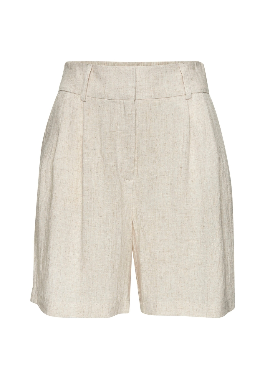 

Свободные брюки со складками спереди LASCANA, песочный