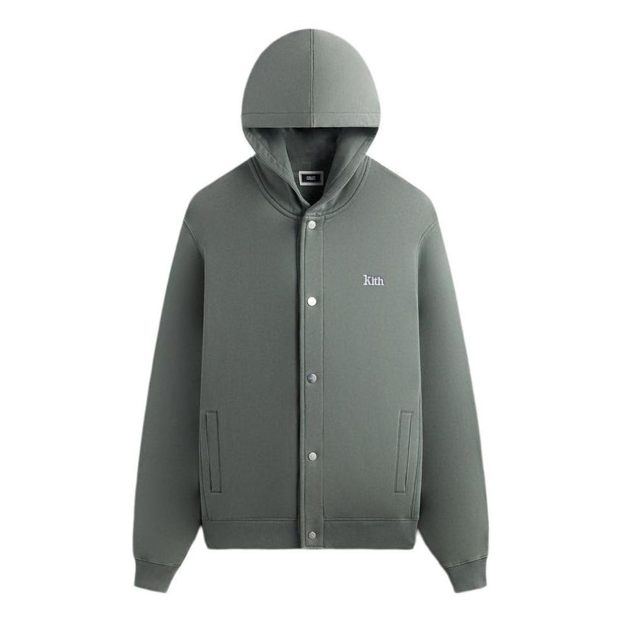 

Куртка KITH Williams VI Hoodie 'Court', зеленый