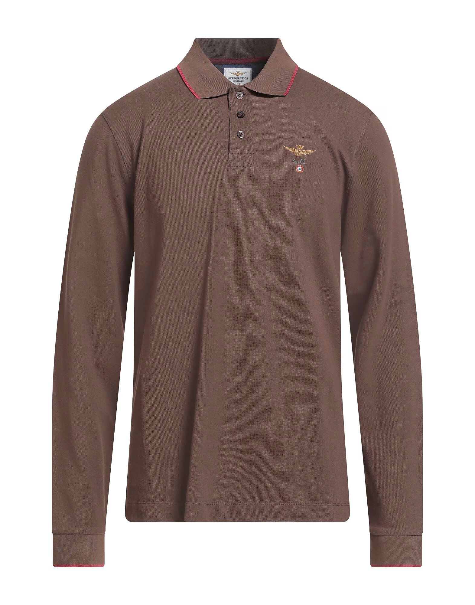 

Рубашка поло Aeronautica Militare, темно-коричневый