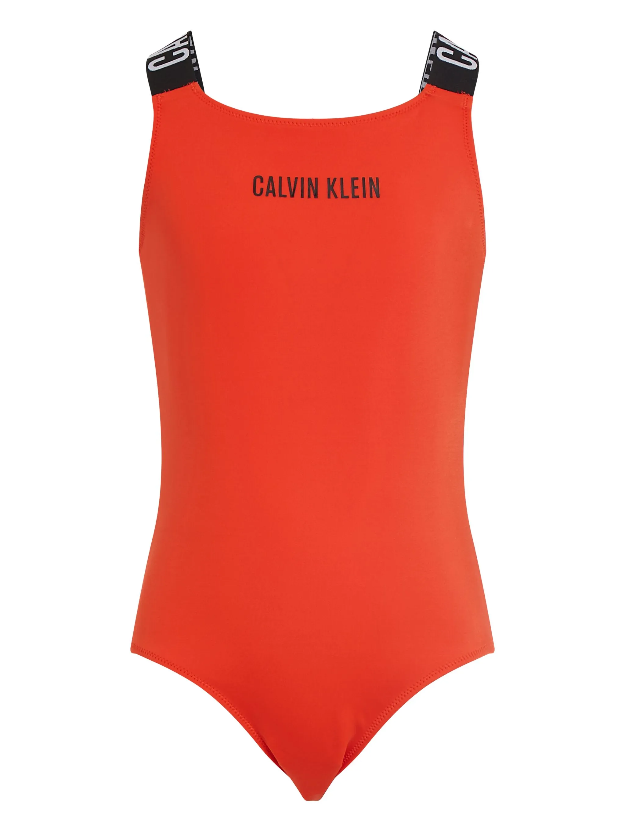

Купальник с логотипом Calvin Klein Kids, красный