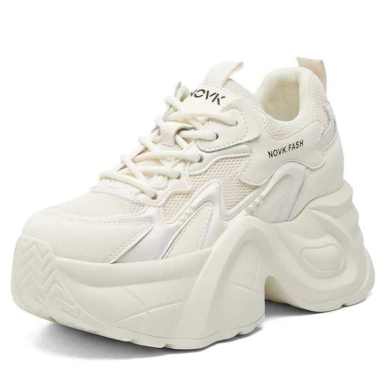 

Кроссовки NRDROFFICIAL Chunky Sneakers Women's Low-Top, Белый, Кроссовки NRDROFFICIAL Chunky Sneakers Women's Low-Top