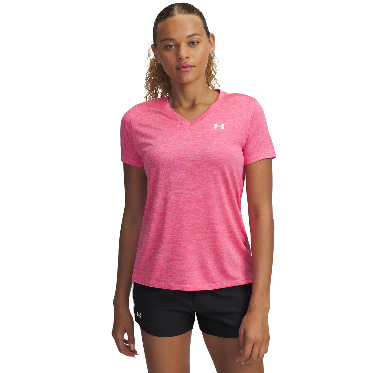 

Футболка Under Armour женская Tech SSV-Twist, розовый