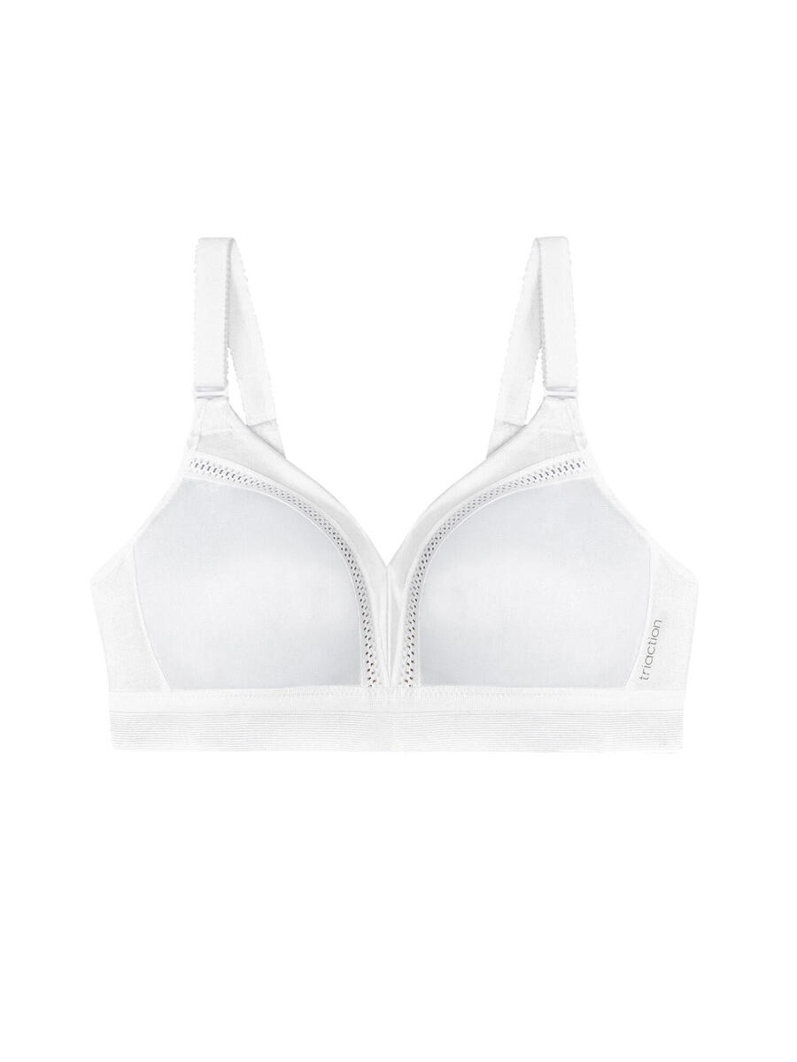 

TRIUMPH Бюстгальтер без косточек с комфортной поддержкой для женщин - Triaction Workout, белый