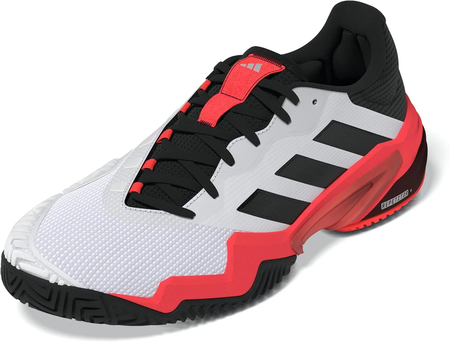 Кроссовки для тенниса Adidas Barricade 13, White/Black/Lucid Red