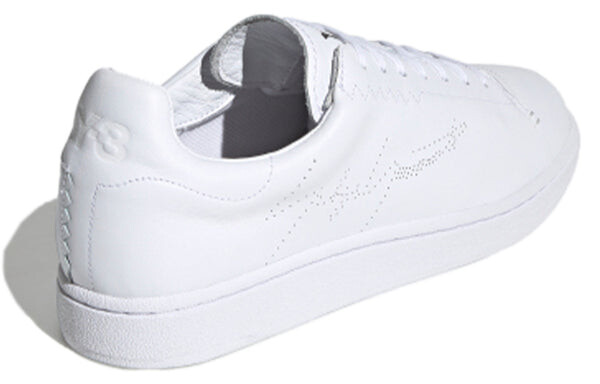 Кроссовки Adidas Y-3 Yohji Court Shoes 'White', белый — фото 4