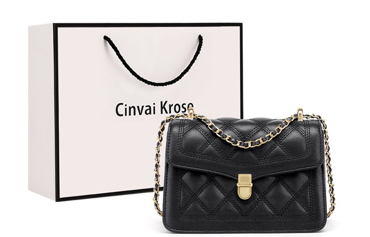 

CinvaiKrose Сумка через плечо, Black (Shopping Bag Included)