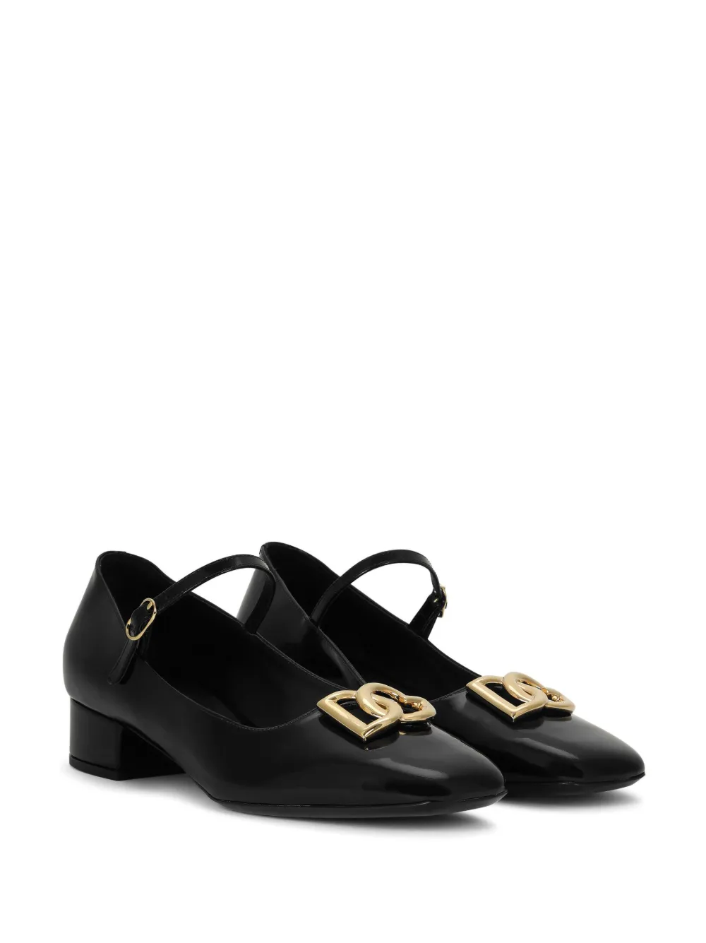 Туфли Мэри Джейн с логотипом DOLCE & GABBANA, черный — фото 3