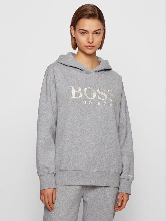 

Толстовка свободного кроя Boss, серый