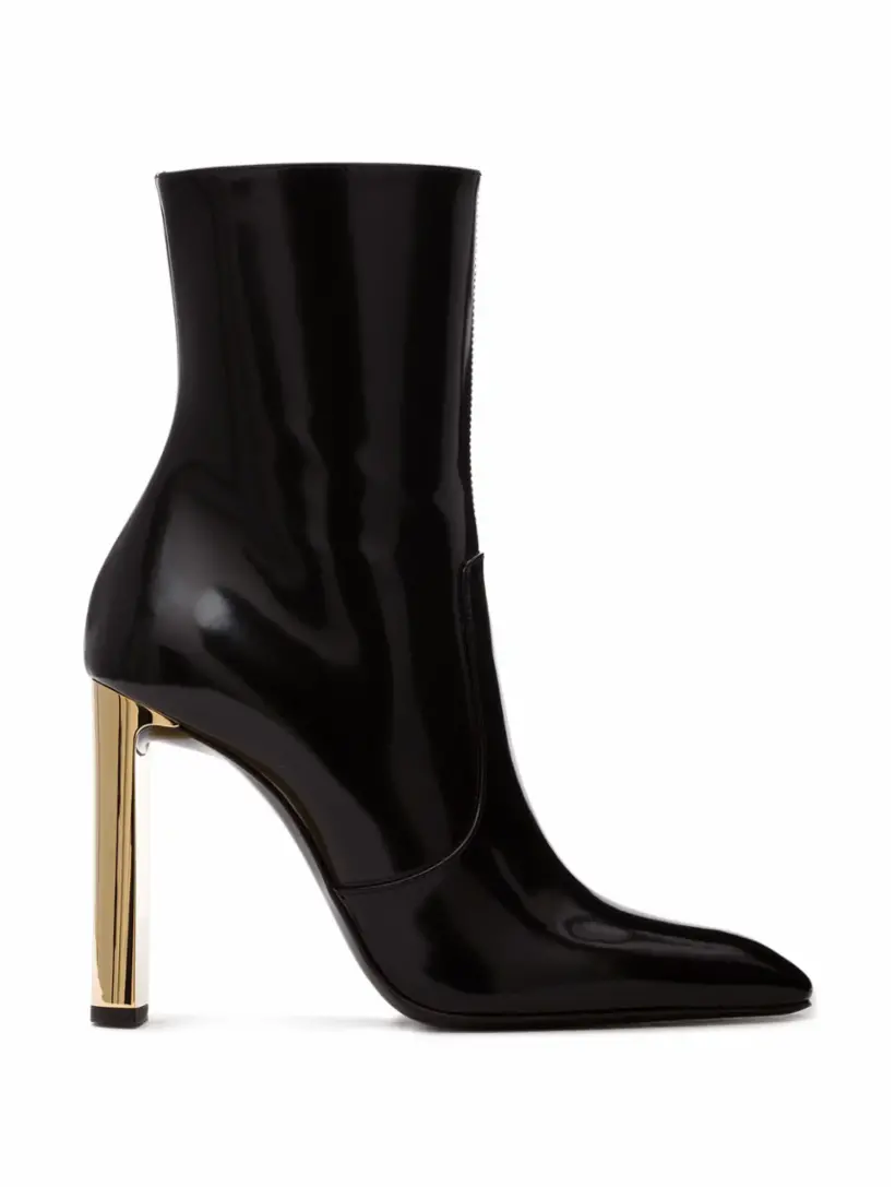 

Лакированные ботильоны Auteuil Saint Laurent, черный