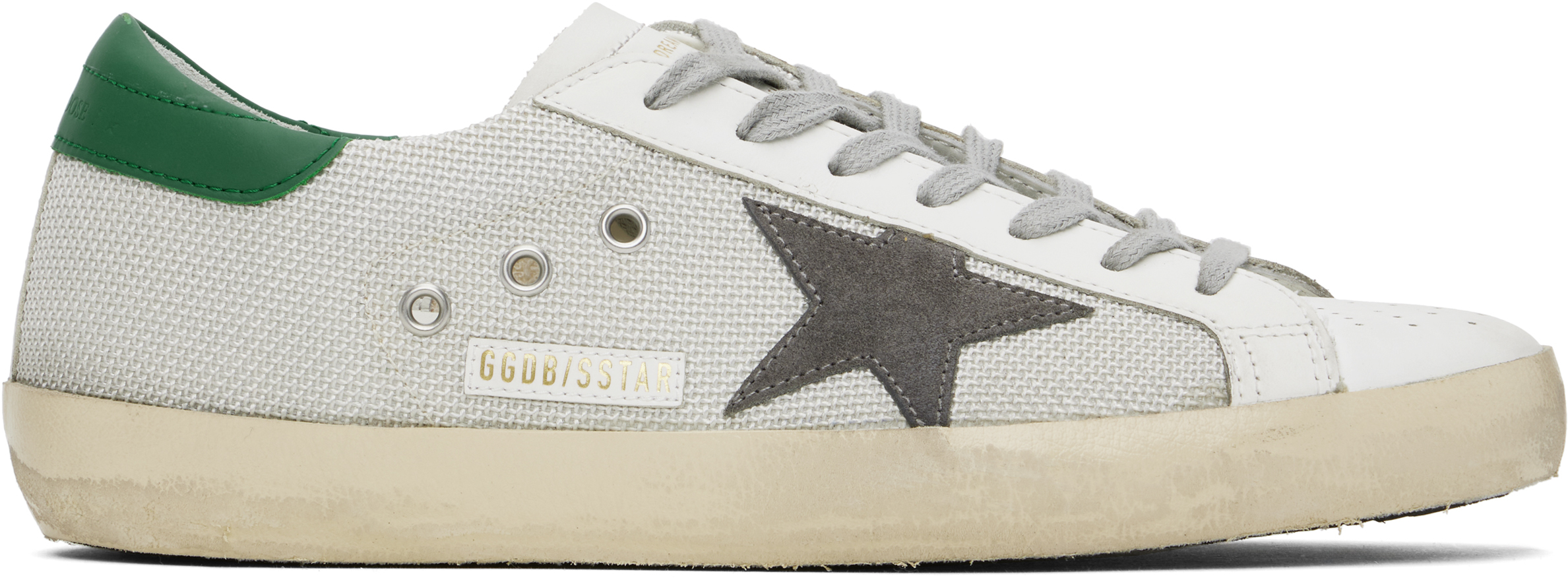 

Белые и серебристые кроссовки Super-Star Golden Goose, Белый, Белые и серебристые кроссовки Super-Star Golden Goose