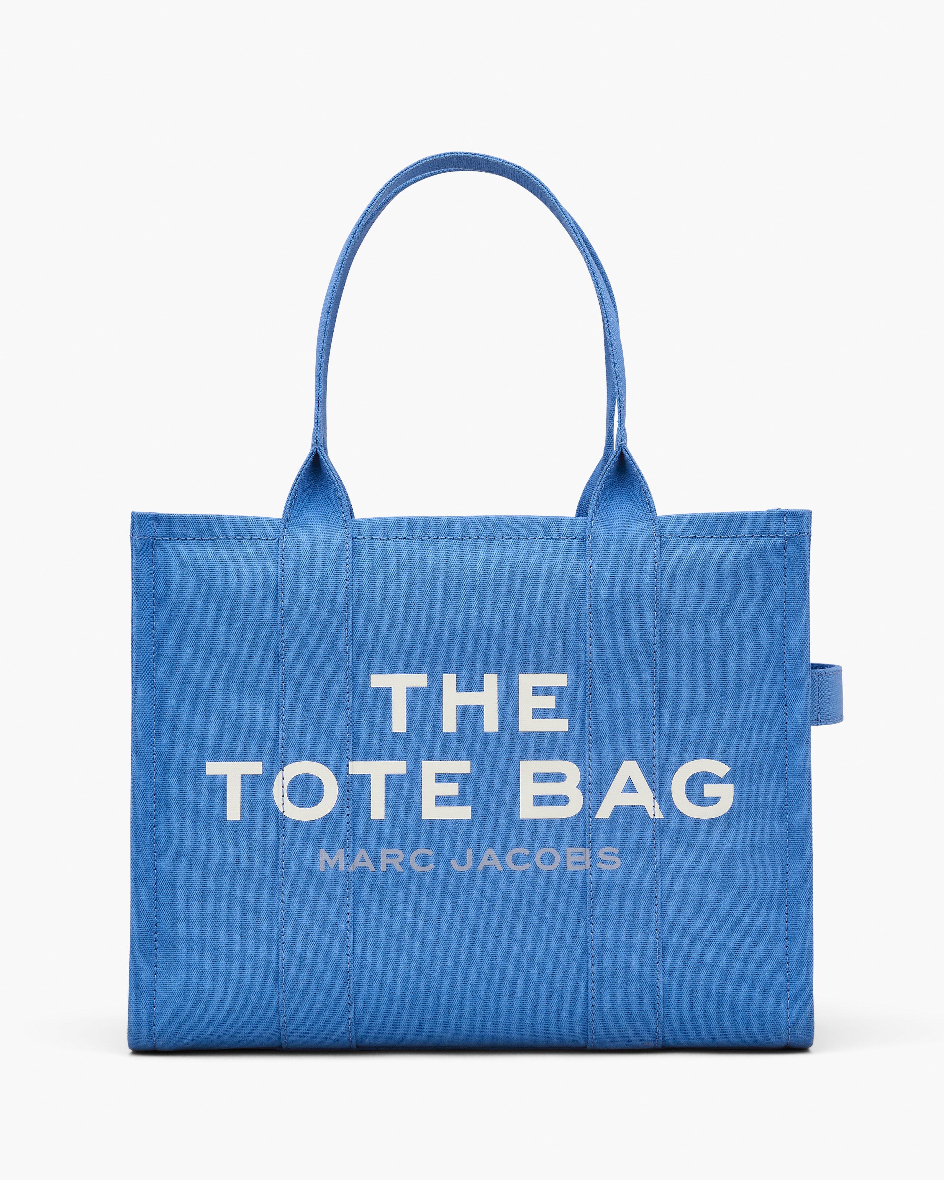 

Большая холщовая сумка-тоут Marc Jacobs, цвет Spring Blue