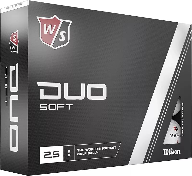 

Мячи для гольфа Wilson Staff 2023 Duo Soft, белый