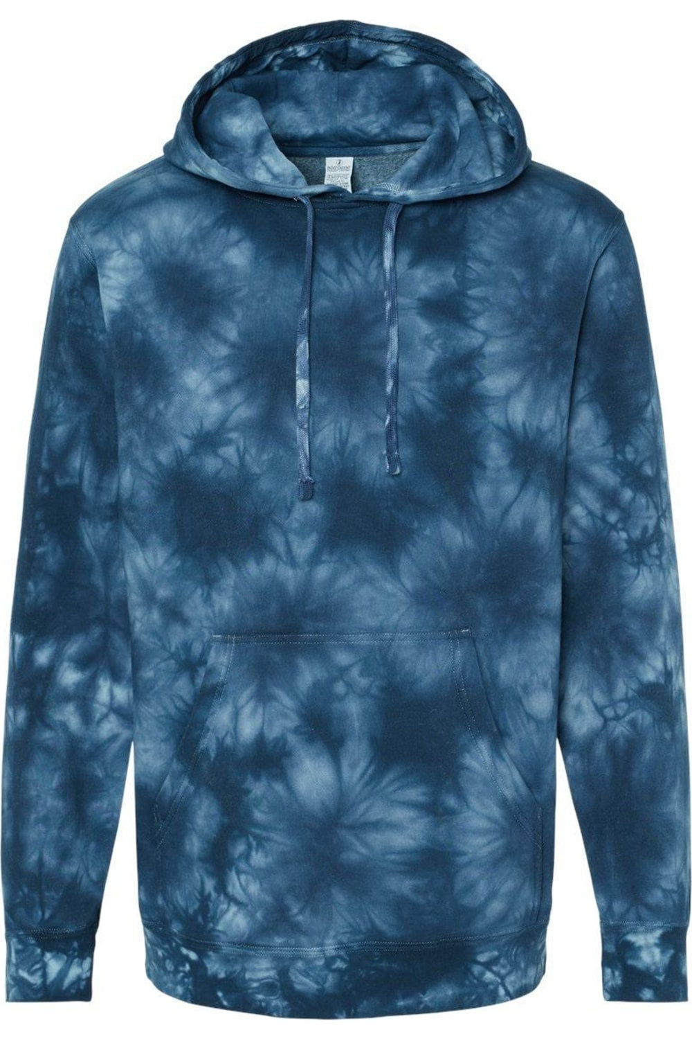 

Independent Trading Co. Толстовка с капюшоном средней плотности с узором «тай-дай», цвет tie dye navy