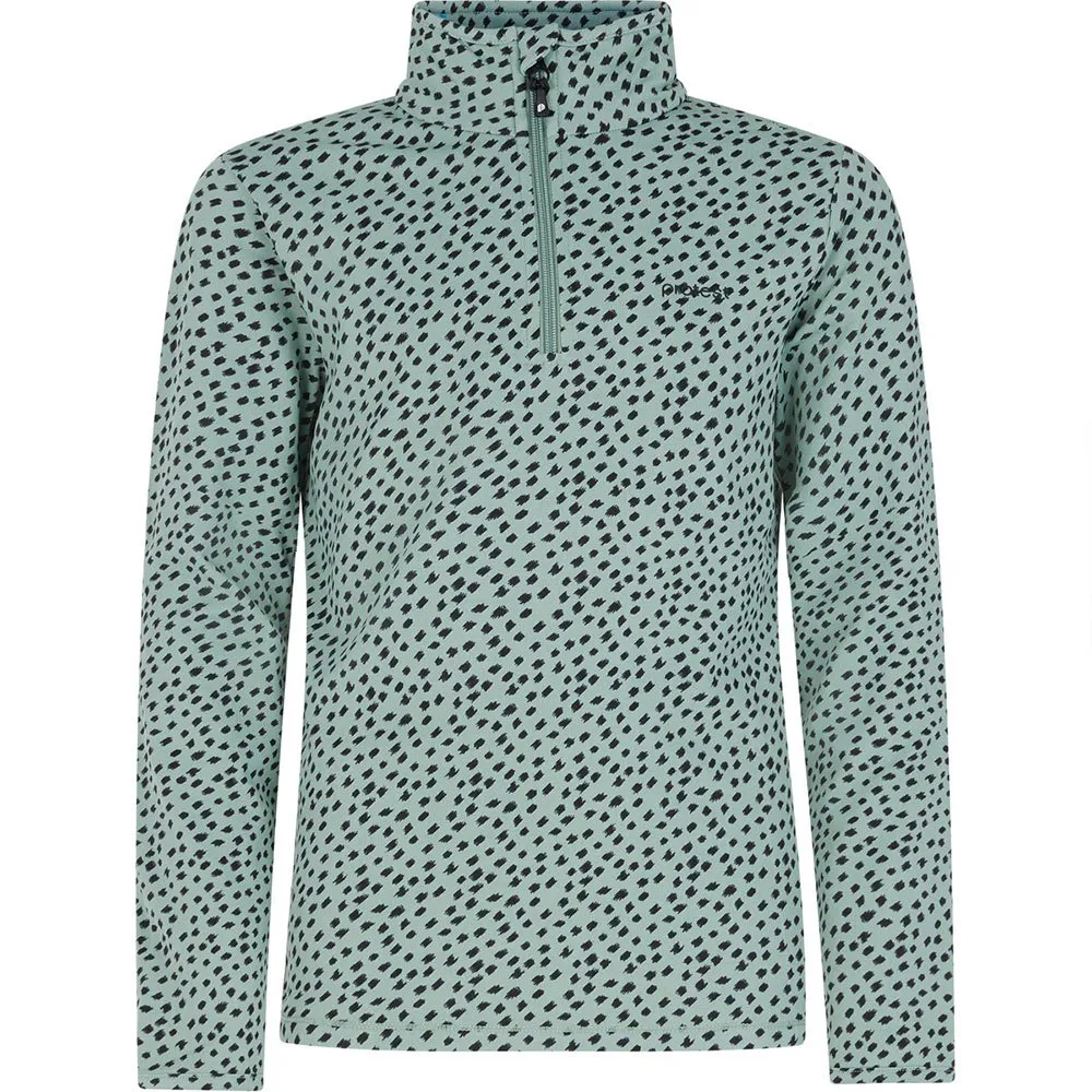 

Лонгслив Protest Zoak half zip, зеленый