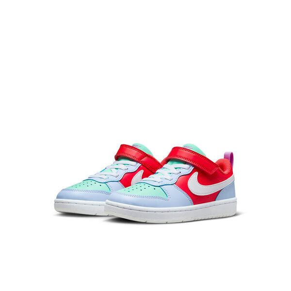Кроссовки court borough low recraft shoes 'cobalt bliss track red' Nike, синий — фото 3