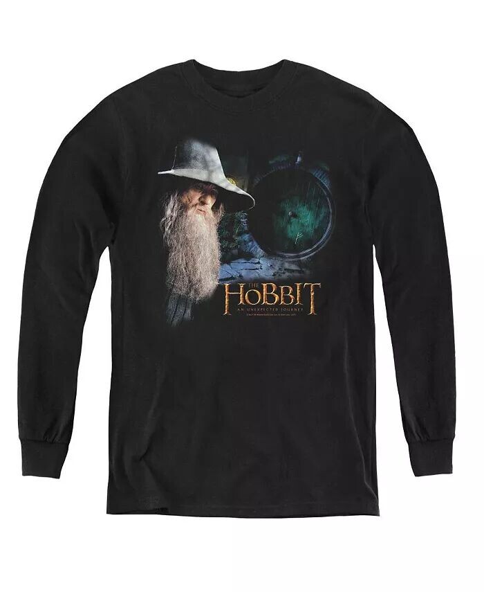 

Мальчики Молодежь Дверь Длинные рукава Толстовка The Hobbit, черный