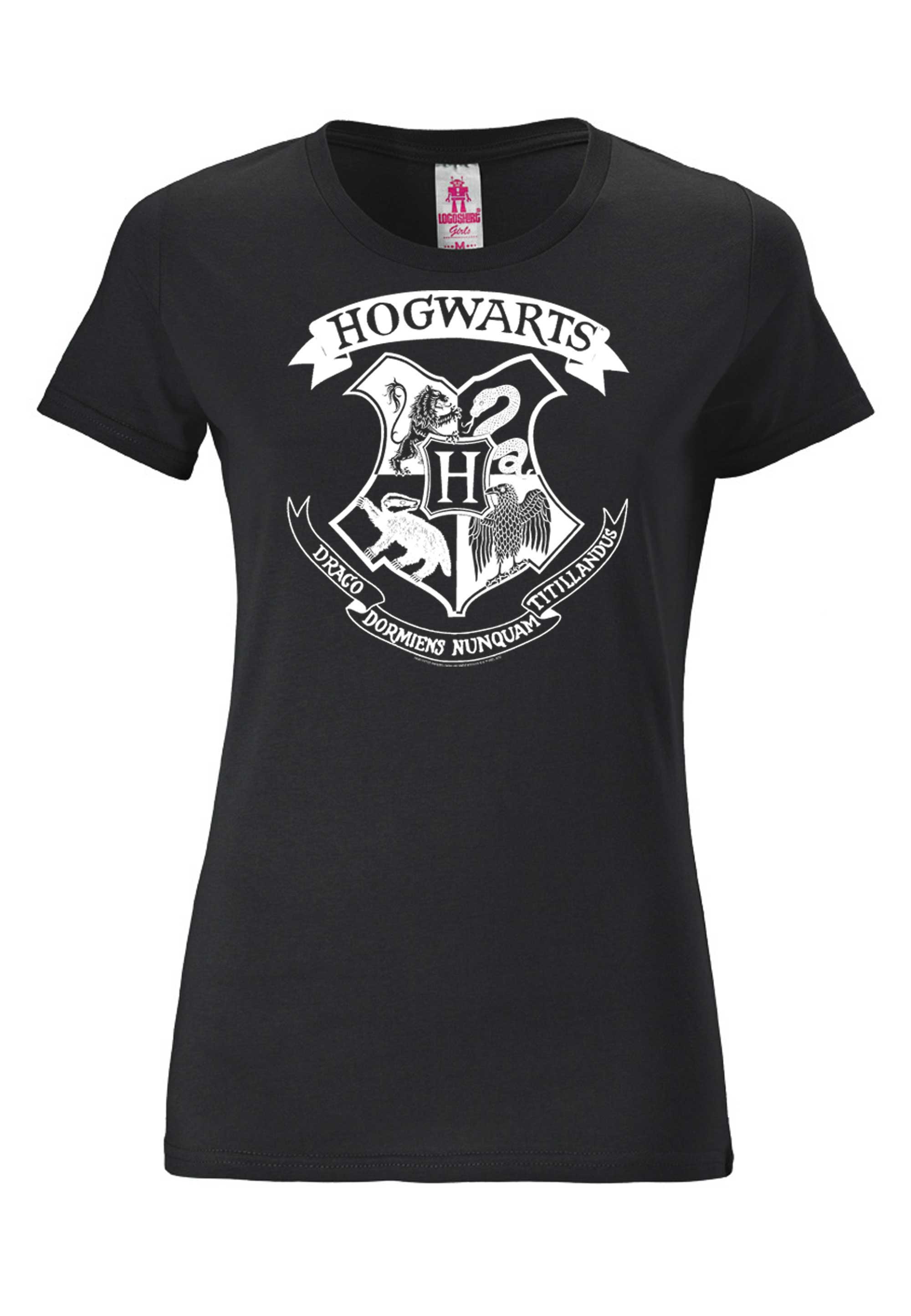 

Футболка Logoshirt Harry Potter Hogwarts Logo (Weiß), черный