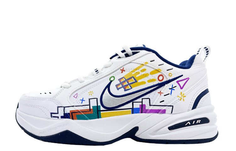 

Кроссовки Nike Air Monarch 4 Chunky Sneakers Unisex Low-top White, Blue, белый