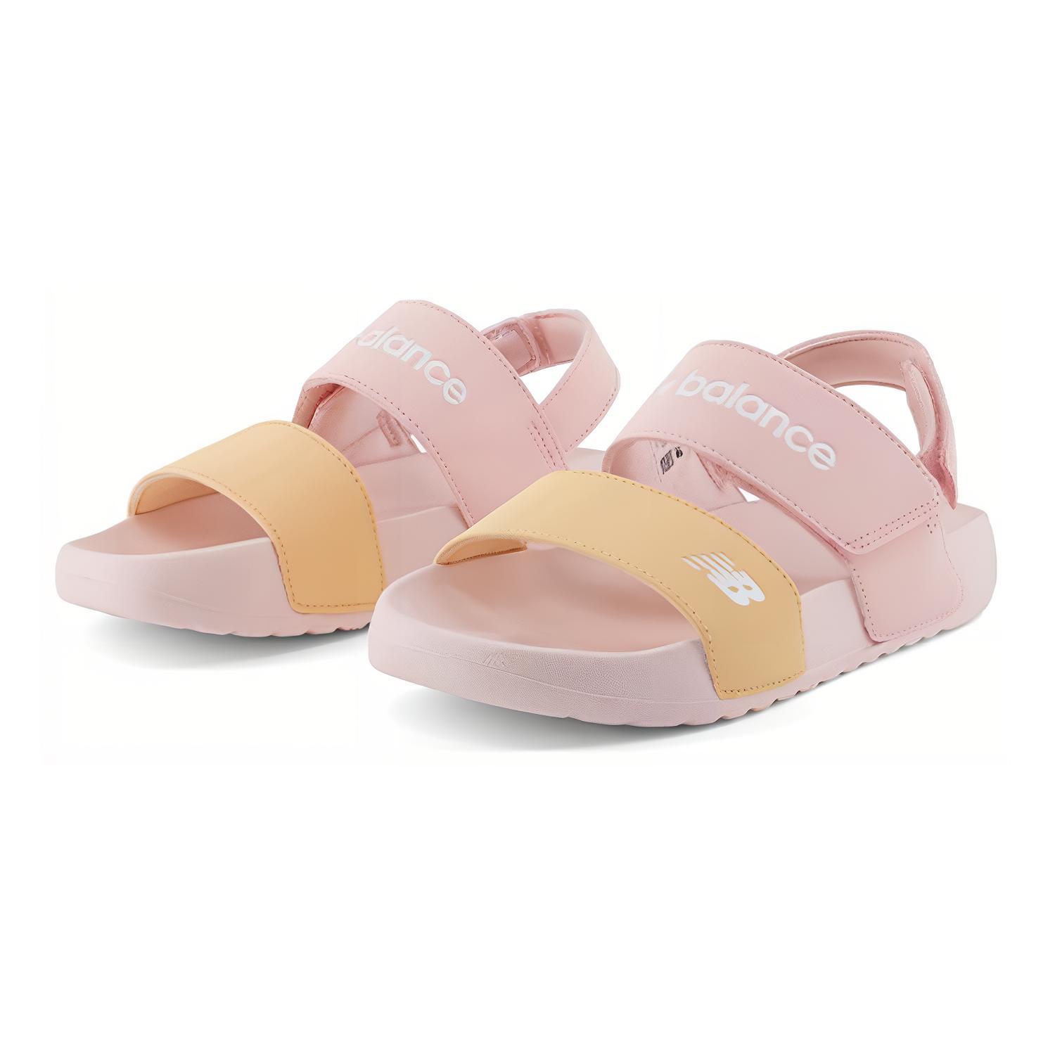 Детские сандалии NB NCLAY New Balance розовые/имбирно-желтые — фото 3