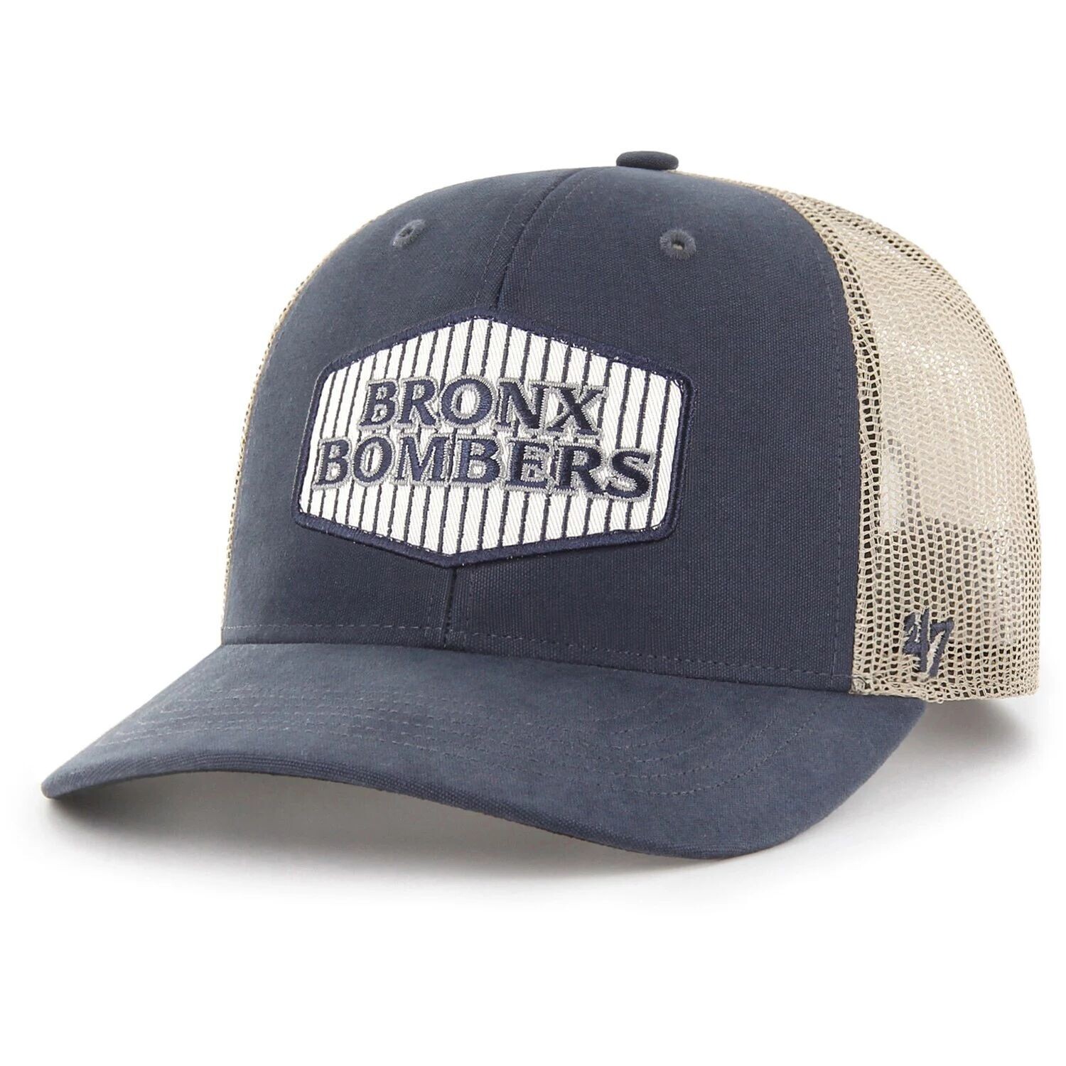 

Мужская темно-синяя кепка New York Yankees Local Haven Trucker Snapback '47