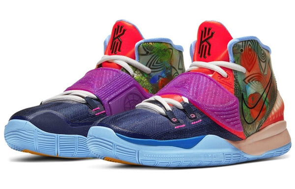 Кроссовки kyrie 6 preheat 'heal the world' Nike, красный — фото 3