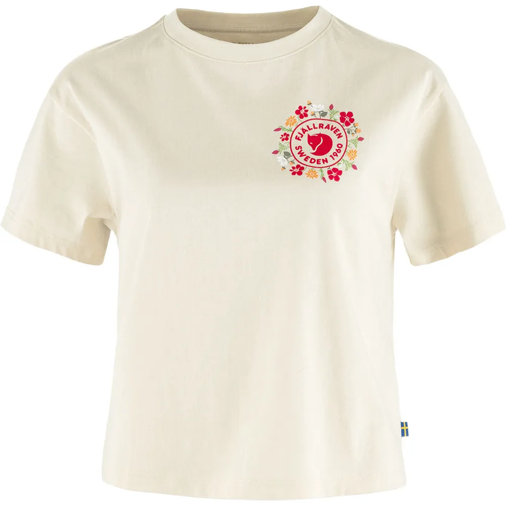 

Футболка с коротким рукавом Fjällräven Fjällblomster Logo, бежевый