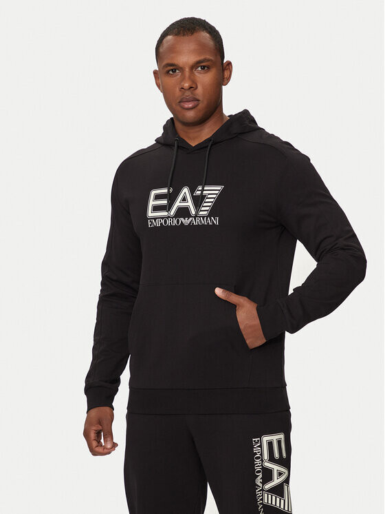 

Толстовка regular fit Ea7 Emporio Armani, черный