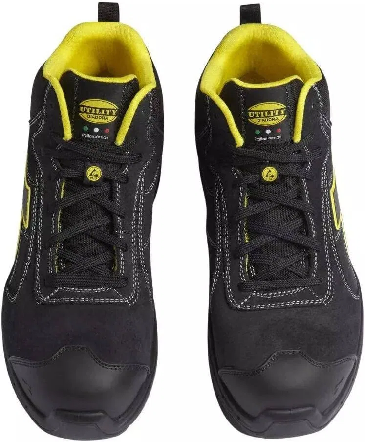 Кроссовки унисекс Run Net Airbox Master Mid S3 SRC ESD UTILITY DIADORA, Black — фото 4