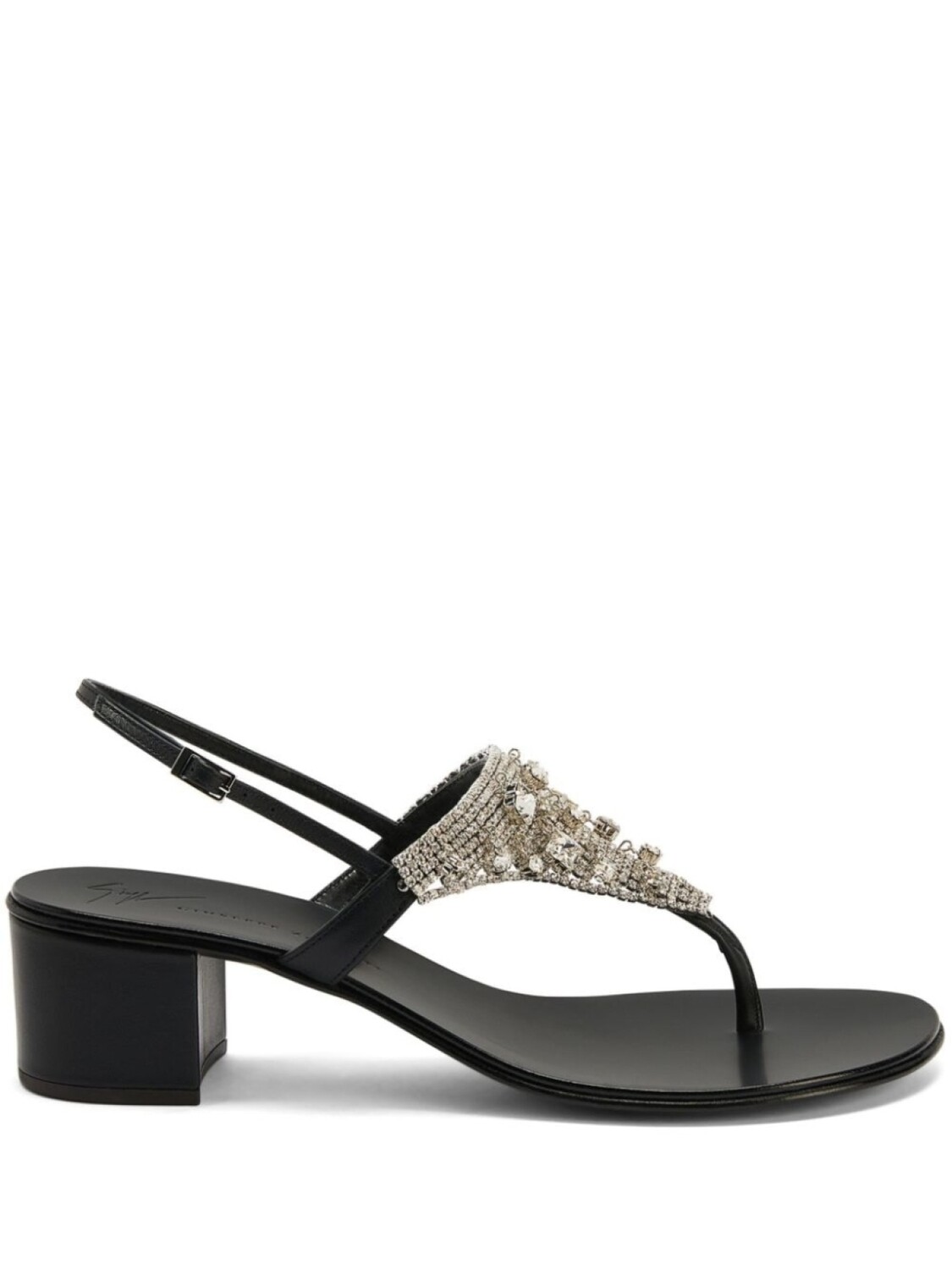 

Giuseppe Zanotti босоножки Clarett 40 с кристаллами, черный
