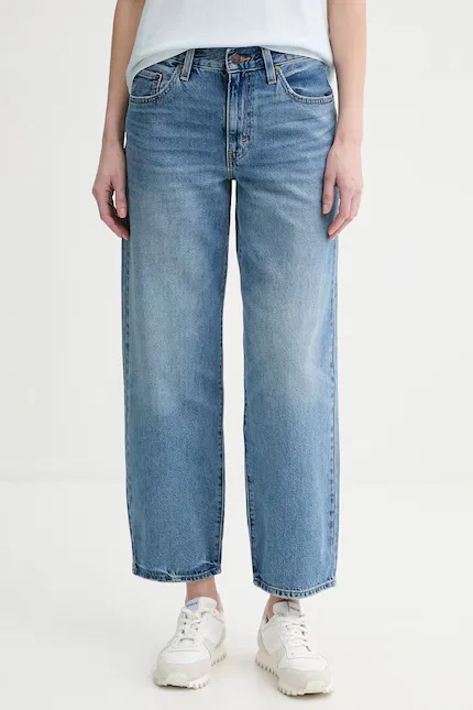 Джинсы свободные багги Dad Levi's, синий