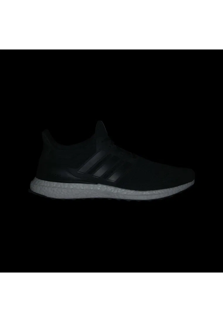 Кроссовки мужские спортивные, Ultraboost 1.0, Adidas, черный/зеленый — фото 2