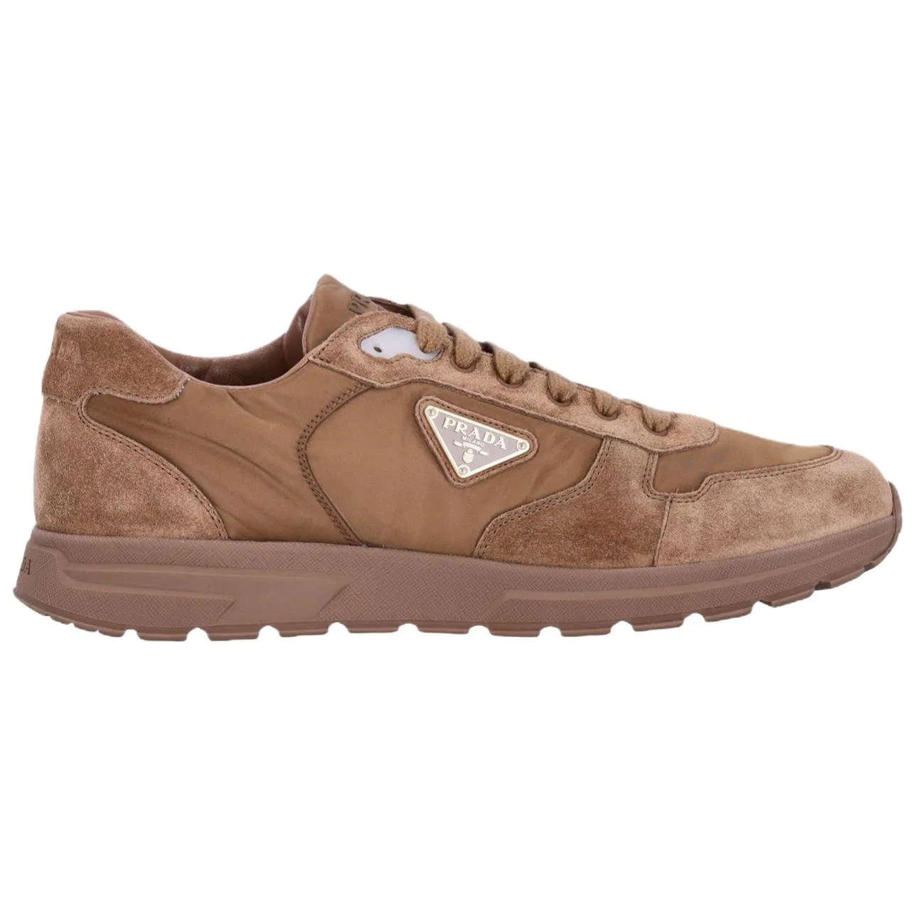 Кроссовки кожаные PRADA Re Nylon Prax 2.0 — фото 3