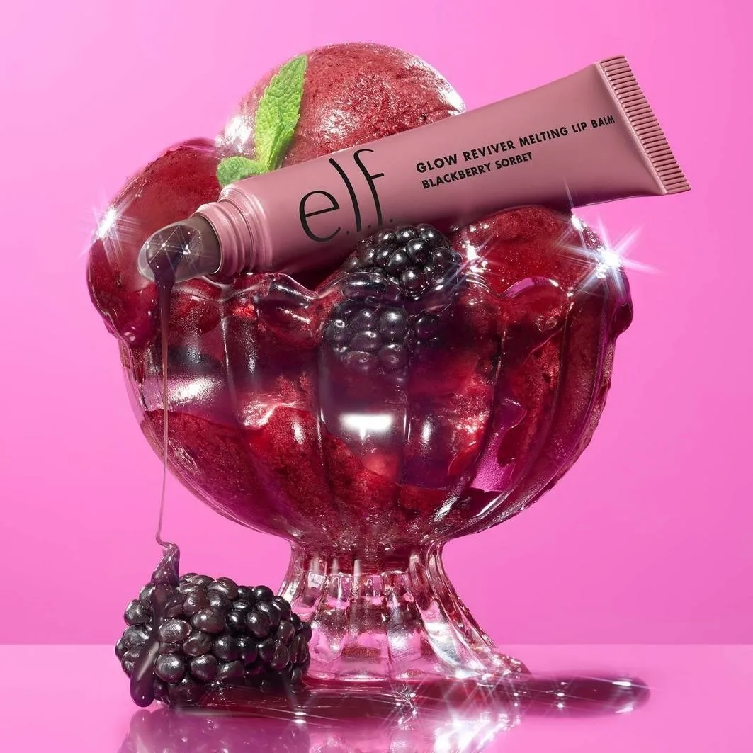 Бальзам для губ, придающий сияние Elf Cosmetics, blackberry sorbet, 15 гр — фото 4