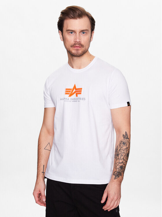 

Футболка стандартного кроя Alpha Industries, белый