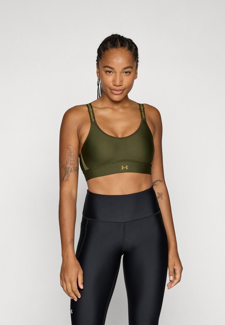 

Бюстгальтер Under Armour INFINITY MID BRA, Expedition Green/Canteen Green/Olive