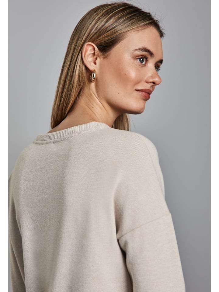 

Футболка Street One, цвет shirt im melange-look' beige