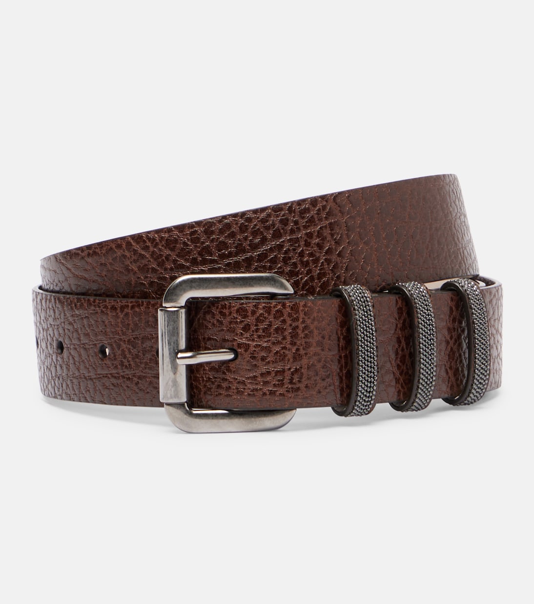 

Кожаный ремень Monili Brunello Cucinelli, Sigaro