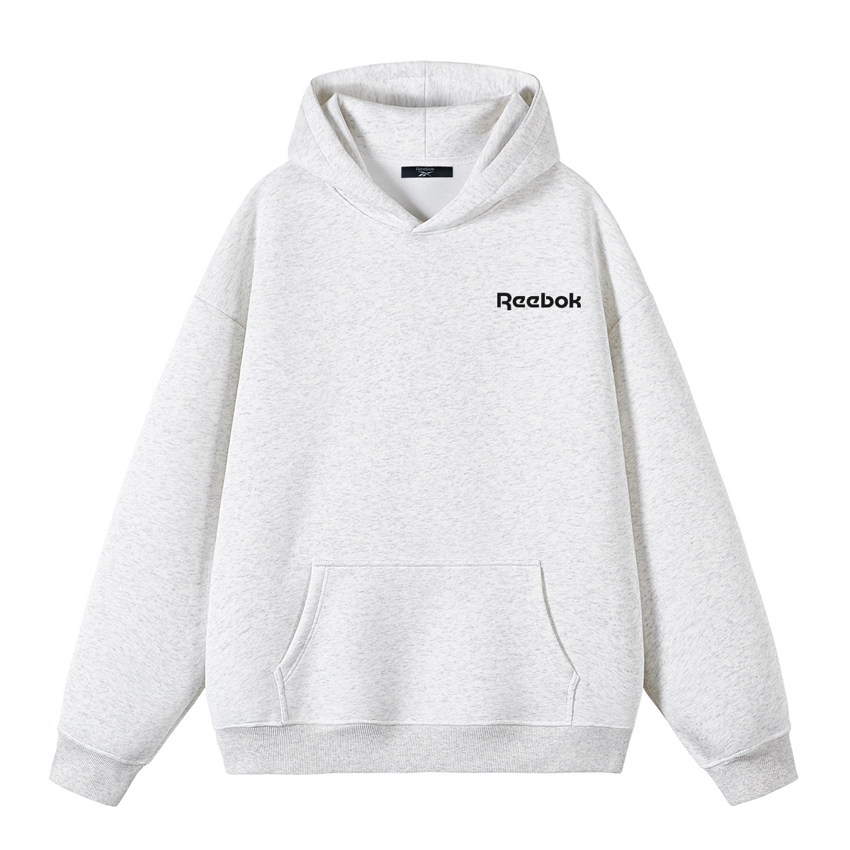 

Толстовки Unisex с капюшоном, средней плотности Reebok, белый heather серый[heavyweight thickened and fleece-lined]
