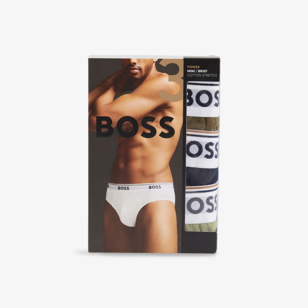 

Трусы с логотипом Boss Power на резинке, 3 пары