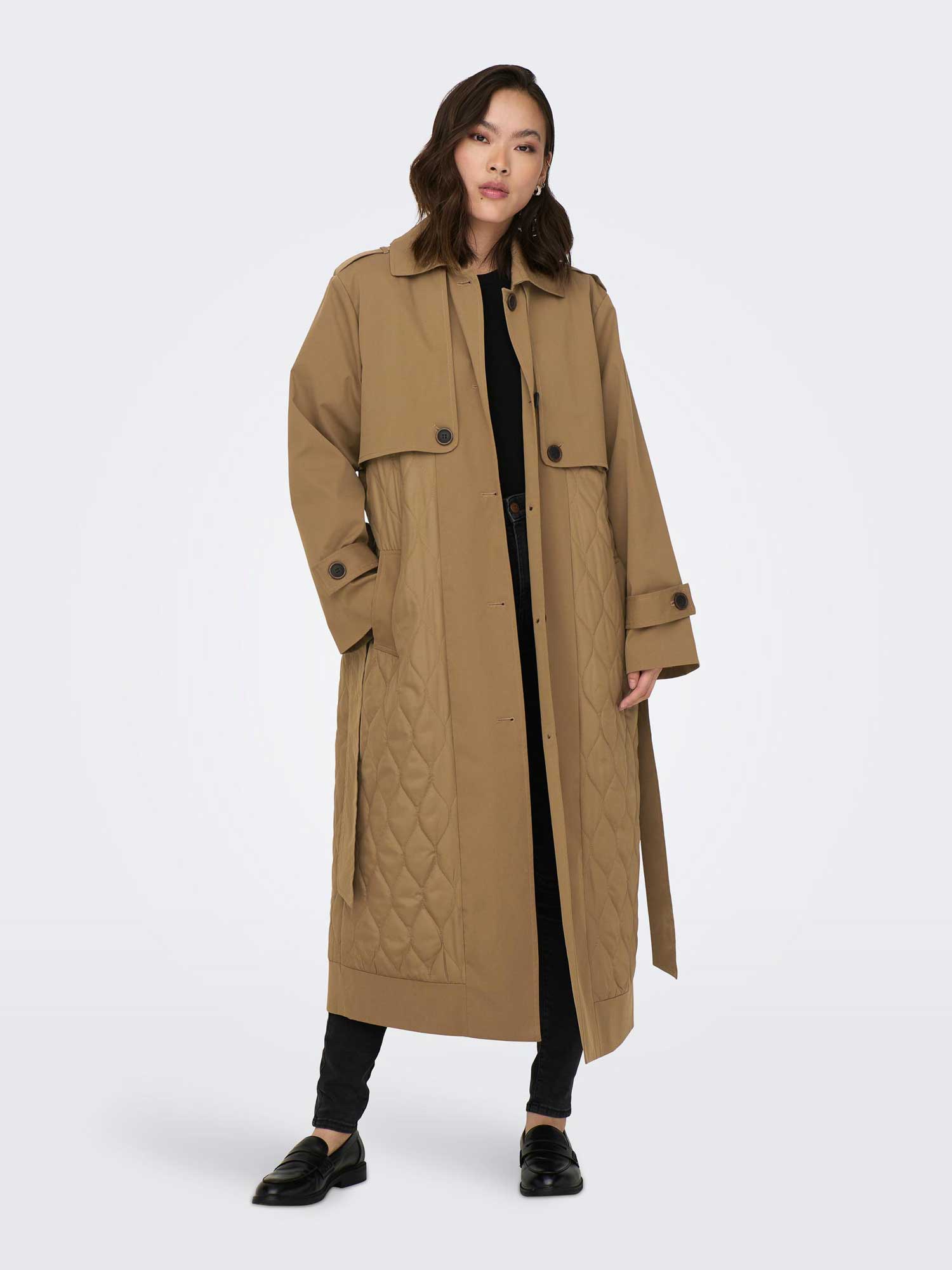 

Куртка Only ONLORCHID MIX TRENCHCOAT CC OTW, коричневый