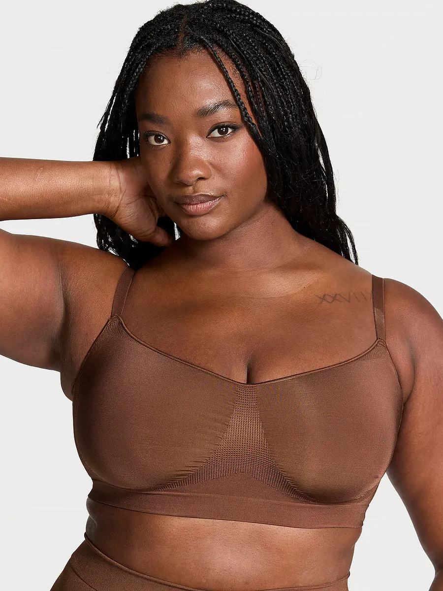 

Бюстгальтер без косточек Seamless Shaping Victoria'S Secret, цвет Mousse