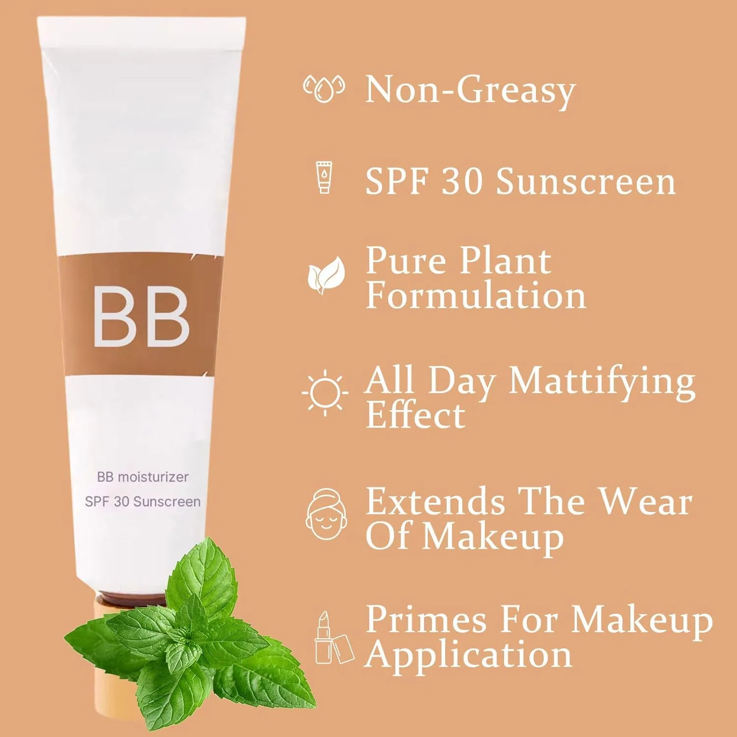 Матирующий BB-крем с SPF 30, 30 мл (3 штуки) Hualabo, 3 Pieces. — фото 2