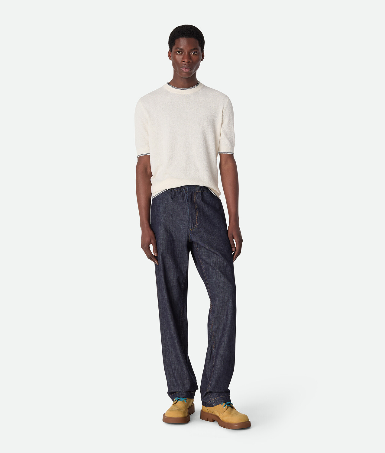 

Indigo straight jeans BOTTEGA VENETA, индиго