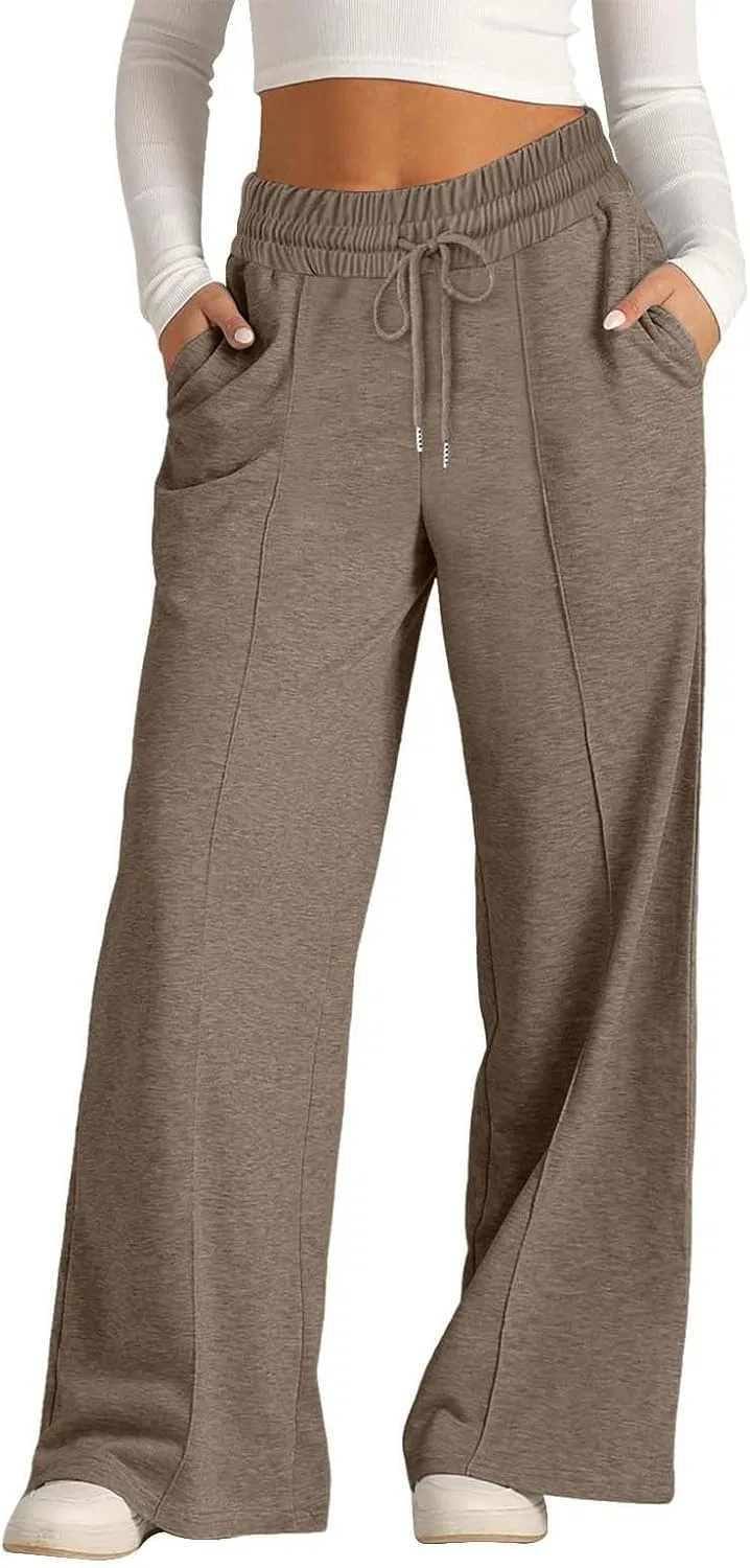 Спортивные брюки женские Oversized, бренд Generic, цвет 3-coffee