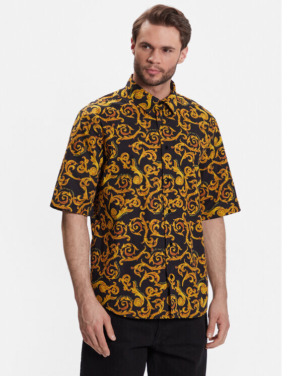 

Рубашка стандартного кроя Versace Jeans Couture, черный