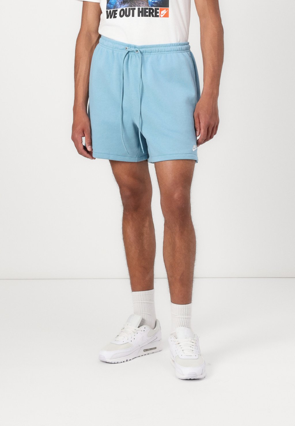 

Шорты CLUB FLOW - Tracksuit bottoms Nike Sportswear, темно-синий