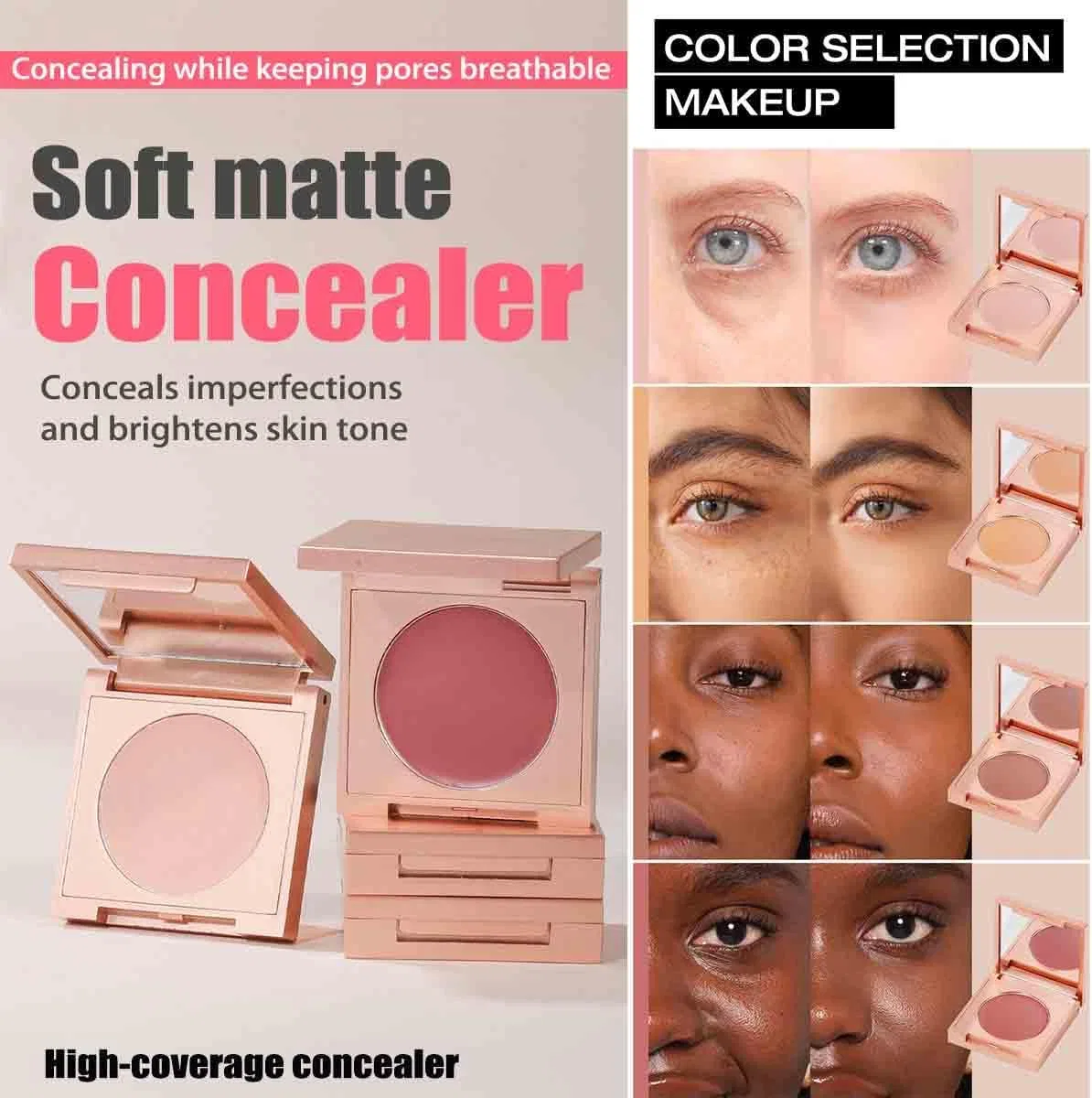 CC-консилер для области вокруг глаз Color Clay CC Undereye Collector, оттенок Light, 3 г — фото 2