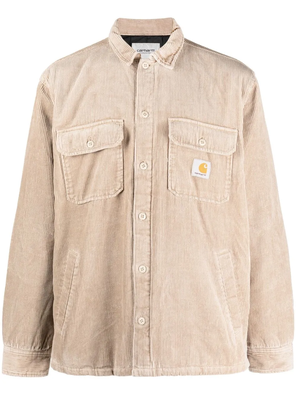 

Рубашка с нашивкой-логотипом CARHARTT WIP, коричневый